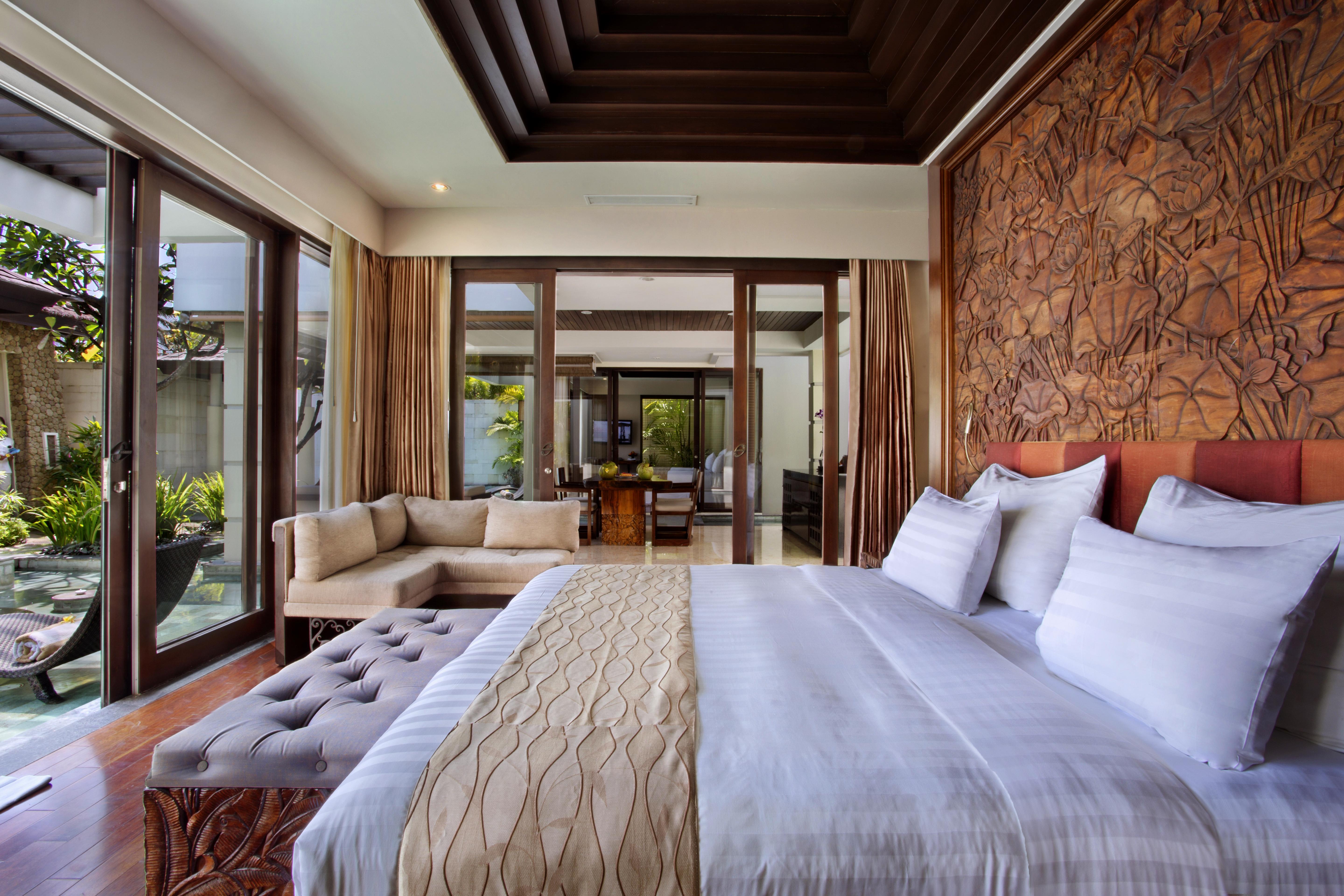 The Seminyak Beach Resort & Spa Exterior foto A bedroom at the hotel